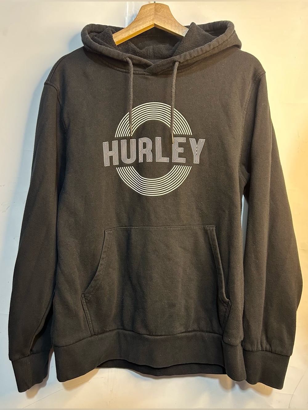 Hurley Black Logo Sweatshirt Men's Small